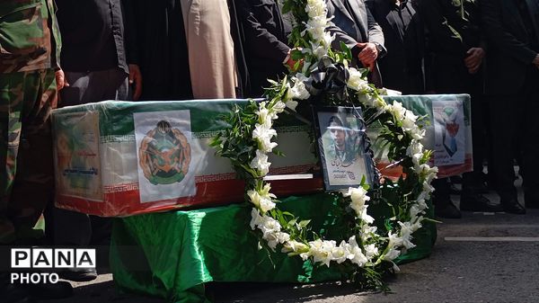 تشیع پیکر شهید محمد عباسی در گرگان