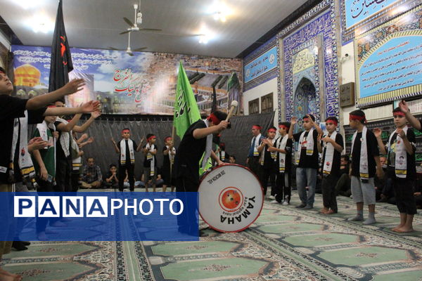 سوگواره احلی من العسل در گلوگاه 