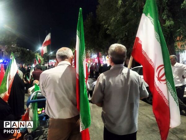 شکوه دلدادگی؛ موج جمعیت در اجتماع ۱۷۲ نیشابور
