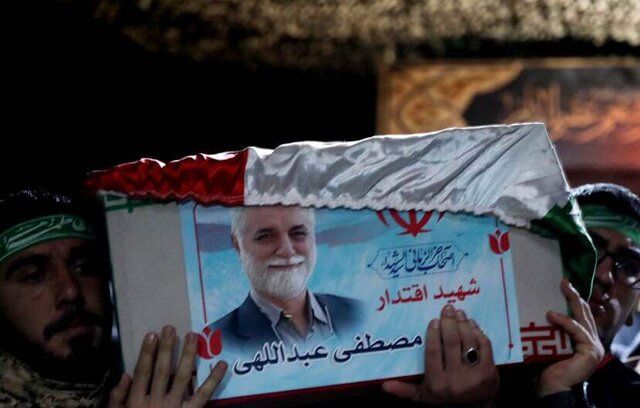 آیین تشییع شهید عبداللهی برگزار شد

