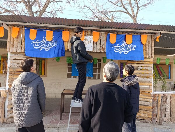 موکب مدرسه قفلی در مشهد