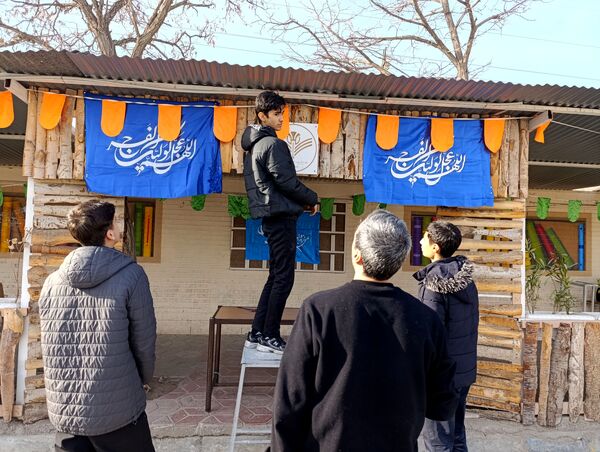 موکب مدرسه قفلی در مشهد