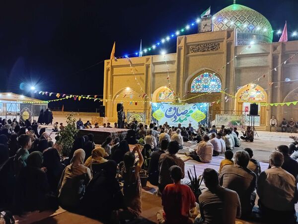 جشن میلاد امام محمد صادق (ع) و حضرت محمد (ص) در امامزاده محمد عابد کاخک