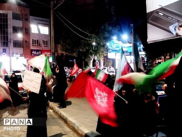 موکب شهدای بسیج در میدان فلک آزادی نیشابور