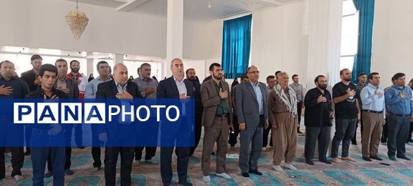 برگزاری مراسم چهلم شهدای خدمت 