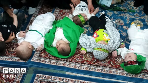 طنین لالایی مادران در همایش سراسری شیرخوارگان حسینی شهر بار