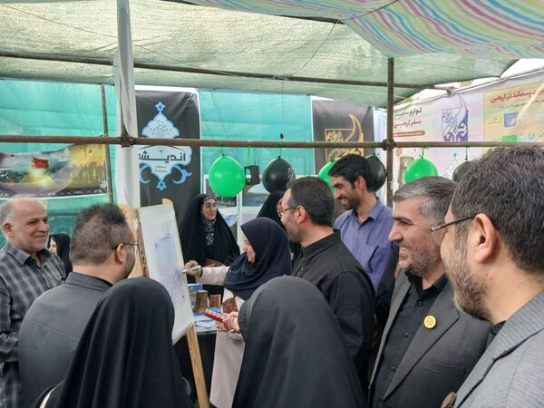 آیین افتتاحیه موکب شهدای دانش‌آموز شهرستان بهار 