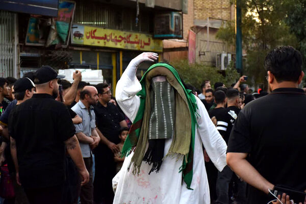 کاروان نمادین اسرای کربلا در قم - 2