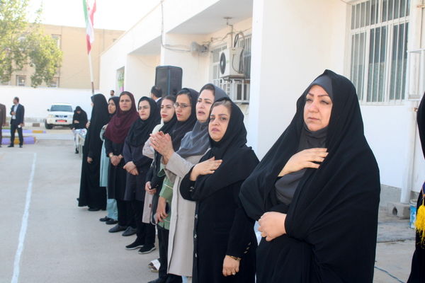 زنگ ایثار و مقاومت و زنگ پدافند غیر عامل در بوشهر 