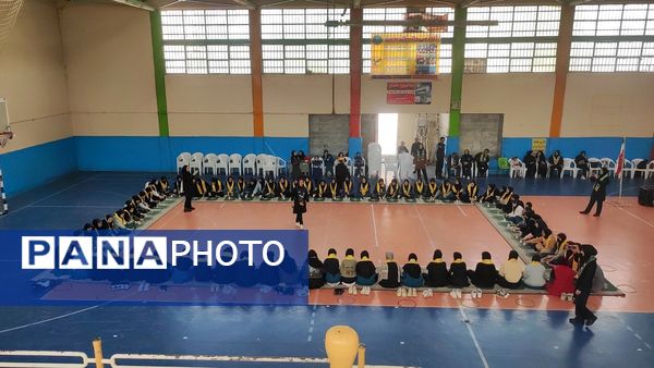 افتتاحیه اردوی تمشک ویژه دختران در سالن ۱۳ آبان شهرستان شیروان