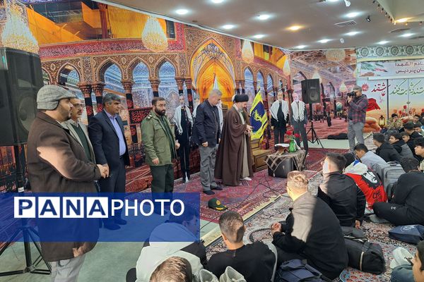 بدرقه کاروان راهیان نور دانش‌آموزی شهرستان پردیس