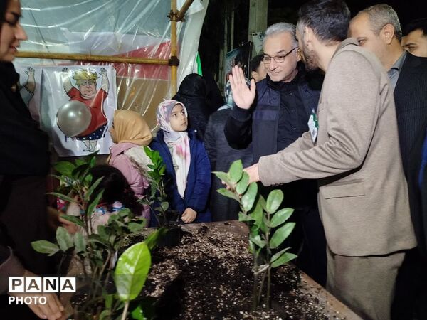 زنگ بیعت دانش‌آموزان علی آباد کتول