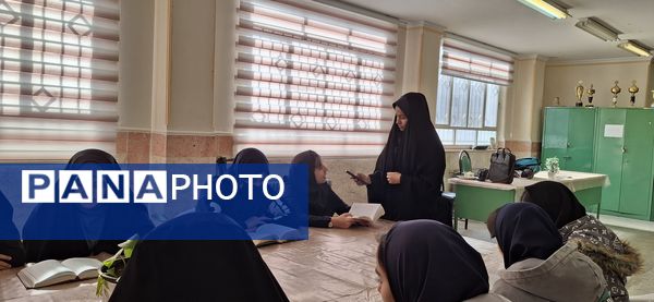 قرائت قرآن هدیه دانش آموزان دبیرستان شهید عیسی وند به روح سید حسن نصرالله