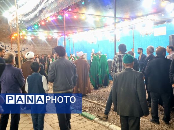 حضور پررنگ خانواده های خلیل آبادی در مراسم ولادت حضرت ولی عصر(عج)