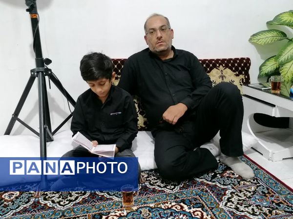 عزاداری نوجوانان کاشمری به یاد حضرت رقیه (س)