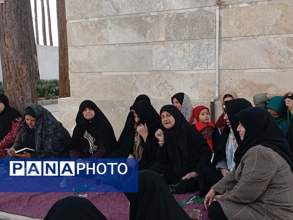 برگزاری ختم صلوات در پارک بانوان قائم شهرستان کاشمر