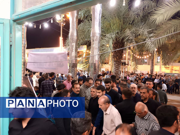  مراسم سوگواری شهادت آیت‌الله سید ابراهیم رئیسی و هیات همراه ایشان در بهبهان