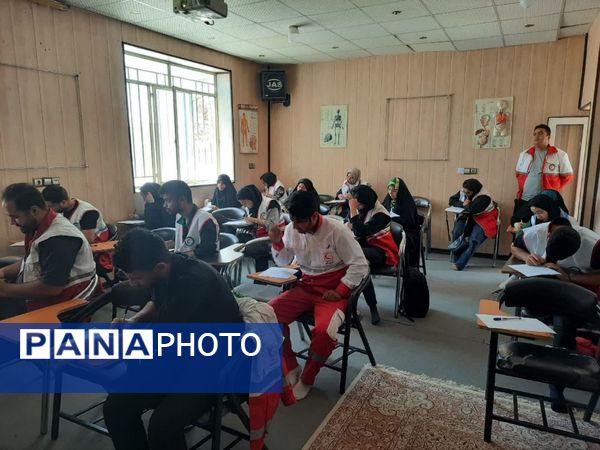 جوانان هلال احمر کاشمر برای حوادث آماده می شوند