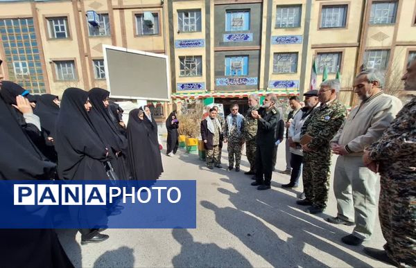 رزمایش گردان بیت المقدس گروهان 3 فرهنگیان سپاه امام رضا(ع) در ناحیه۶ مشهد