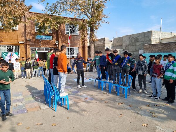 لیگ مدرسه‌ای بازی‌های تاما در دبیرستان نمونه دولتی پژوهش آشخانه 