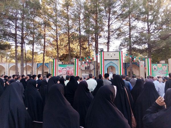 چهلم شهید امنیت هادی میر آبادی در بهشت فضل نیشابور 