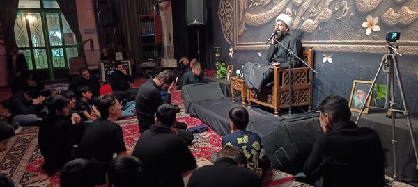 مراسم سینه زنی و دهه دوم فاطمیه در حسینیه شیرزاد نیشابور 