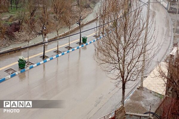  بارش باران در شهر بار 
