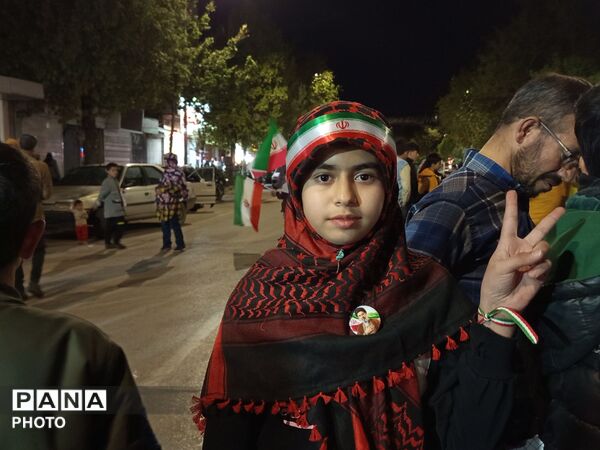 حضور پرشور کودکان و نوجوانان در قلب نیشابور 