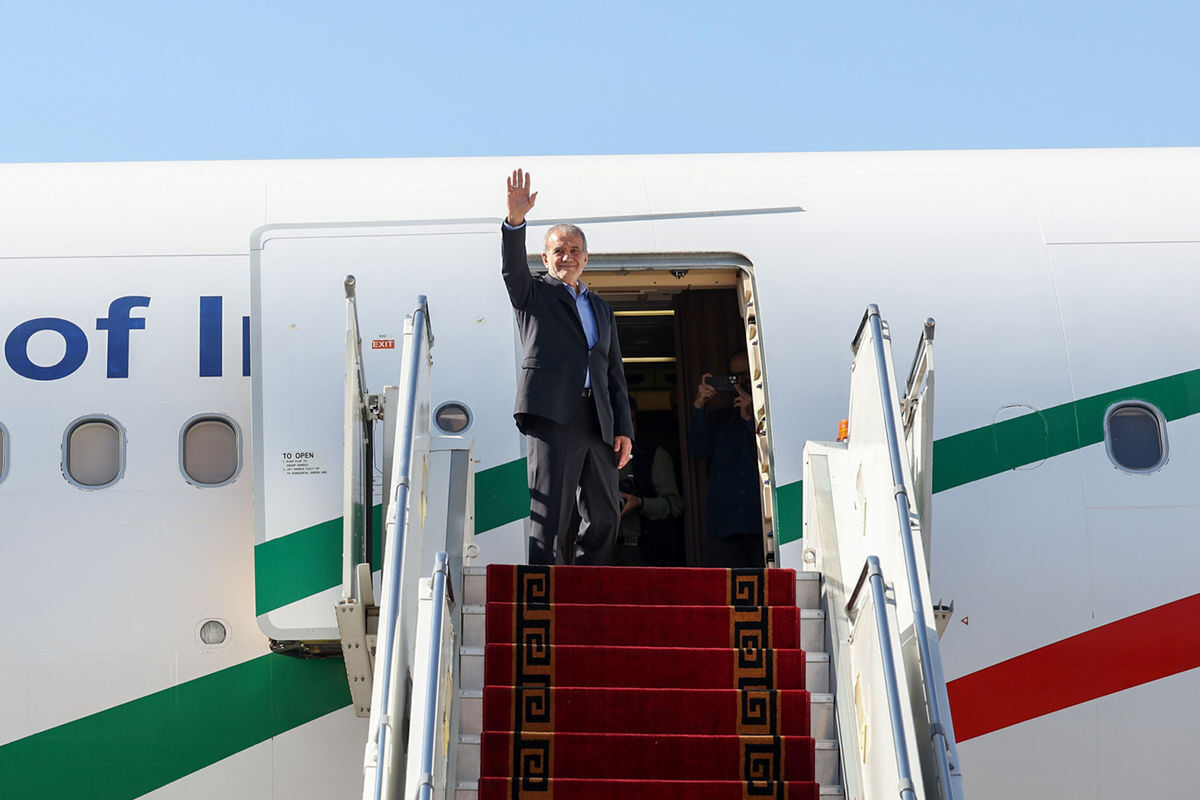 پزشکیان پکن را به مقصد تهران ترک کرد