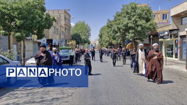 مراسم سوگواری و عزاداری خیابانی ۲۸ صفر در اهر 