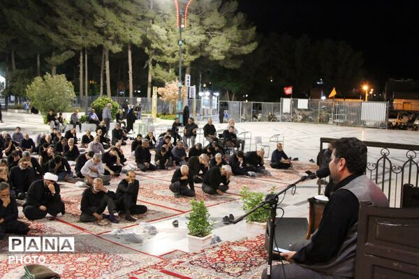 مراسم عزاداری تاسوعای حسینی در زیارتگاه شهید مدرس 