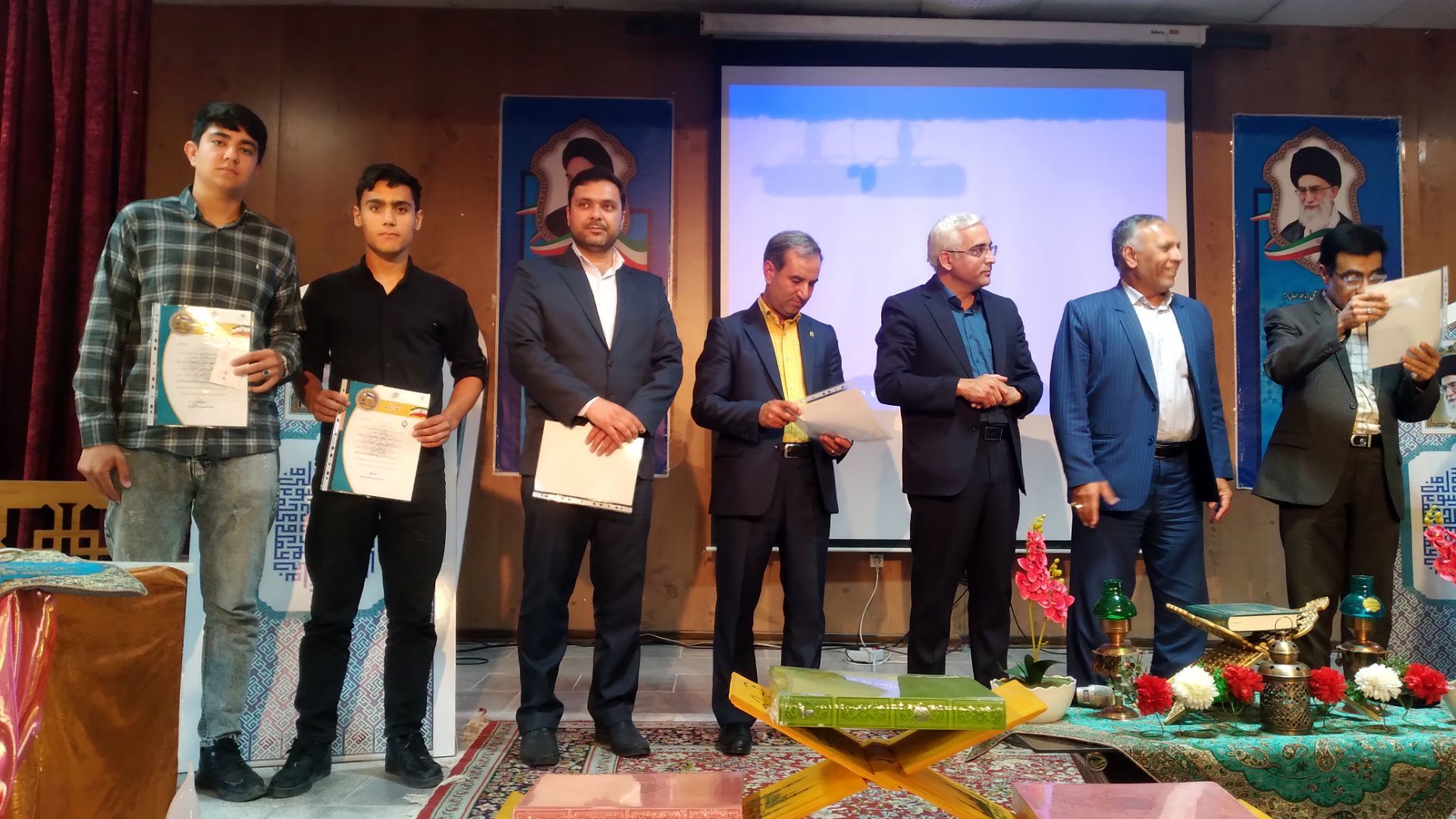 درخشش دانش‌آموزان پسر مانه و سملقان در مسابقات استانی قرآن و عترت