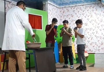 اختتامیه برنامه‌های «تابستان شگفت انگیز» در کانون تربیتی معراج قم