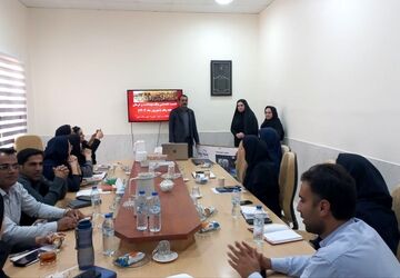 نشست تخصصی اداره اوقاف و امور خیریه شهرستان جم و شبکه بهداشت و درمان شهرستان 
