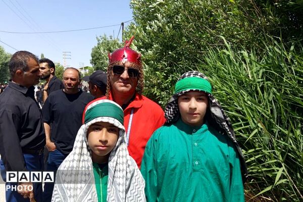عزاداری باشکوه عزاداران حسینی در شهرآباد با حضور چهار روستا