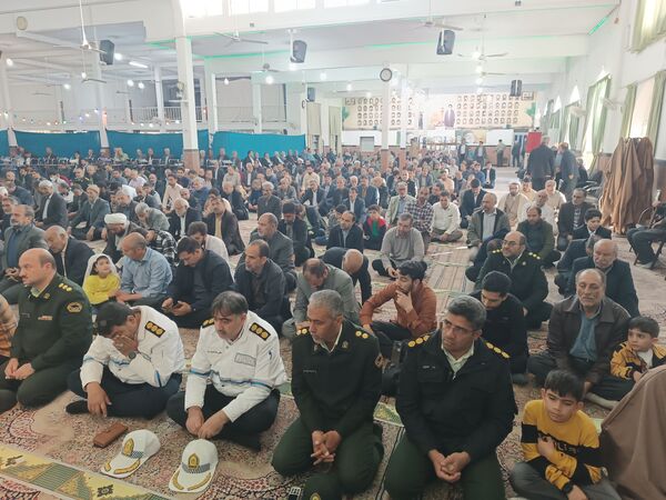 پایان یک ماه بندگی خداوند و نماز عید فطر در گناباد