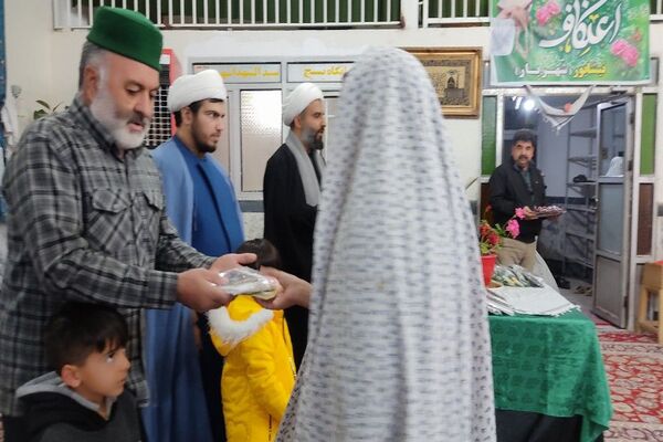 اختتامیه اعتکاف دانش‌آموزی در مسجد جامع شهر بار نیشابور