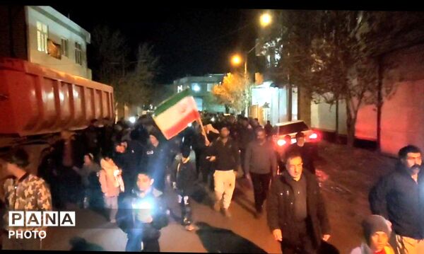 اجتماع و راهپیمایی در روستای همت آباد باخرز