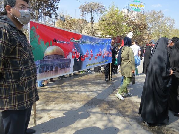 راهپیمایی روز قدس در شهرستان بجنورد 