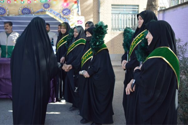 عطر رضوی در جشن نیمه شعبان مدرسه حکمت