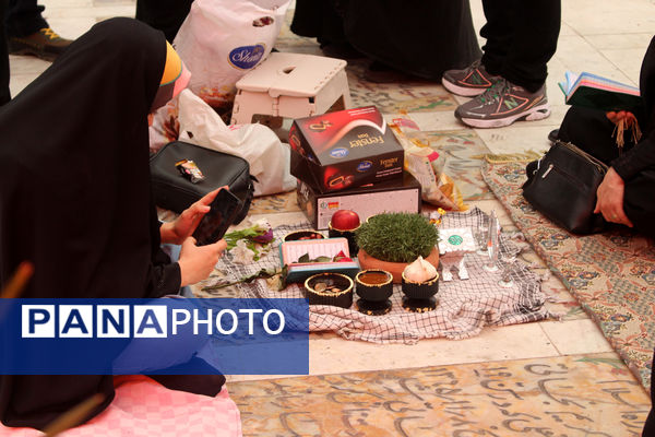 مراسم تحویل سال در گلزار شهدای قم