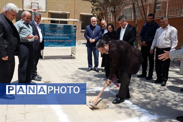 کلنگ زنی هنرستان شهید رضا صفار هرندی 