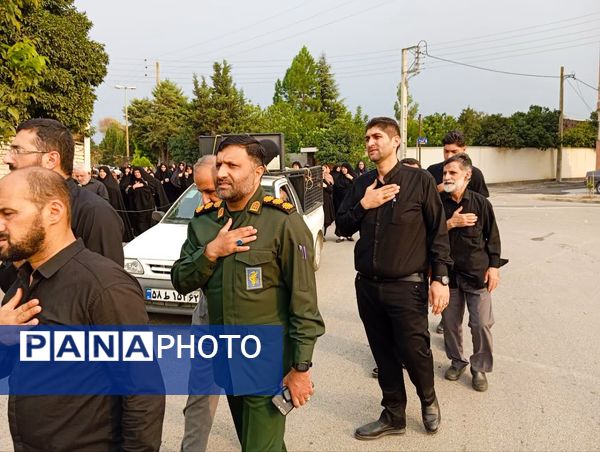 پیاده‌روی جاماندگان اربعین در میاندورود 