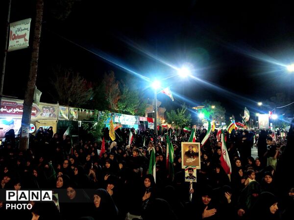 سومین شب عزاداری به یاد کودک سه ساله کربلا