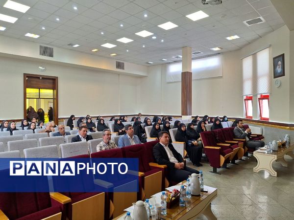 آیین تودیع و تکریم معاون سابق آموزش ابتدایی ناحیه ۶