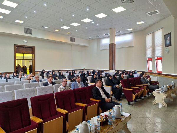 آیین تودیع و تکریم معاون سابق آموزش ابتدایی ناحیه ۶