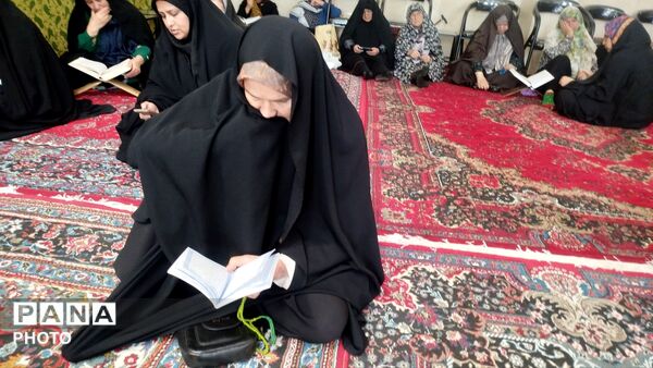 مراسم پر فیض دعای عرفه در مسجد چهارده معصوم الغدیر باحضور مردم 