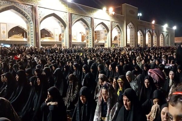 حال هوای خیابان‌های مشهد در شب شهادت حضرت علی بن موسی رضا (ع)