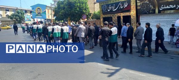 عزاداری شهادت ثامن‌الحجج(ع) در جویبار