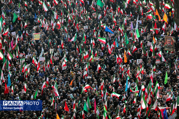 راهپیمایی محکومیت اقدامات تروریستی آمریکا و رژیم صهیونیستی علیه ملت ایران - 3